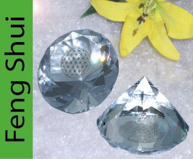 Tachyonen Produkt, Kristall Glas Diamanten
